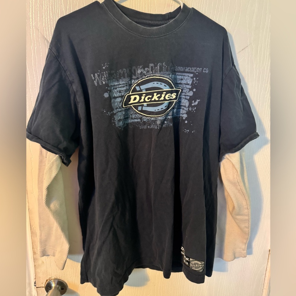 Dickies Tshirt With Thermal Sleeves